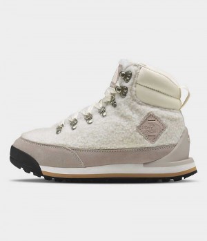 Botte Hiver The North Face Back-To-Berkeley IV High Pile Femme Blanche | PARIS WDVAQ