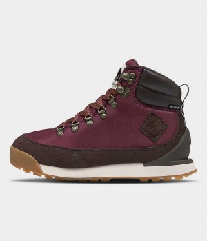 Botte Hiver The North Face Back-To-Berkeley IV Textile Imperméables Femme Marron Fushia | PARIS YIZWN