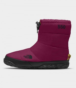 Botte Hiver The North Face Nuptse Après Femme Fushia | FR XZNWJ