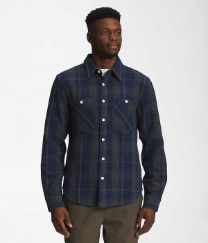 Chemise The North Face Valley Twill Flannel Homme Bleu Marine | FR WSOCL