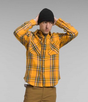 Chemise The North Face Valley Twill Flannel Homme Doré | FRANCE ENIKF