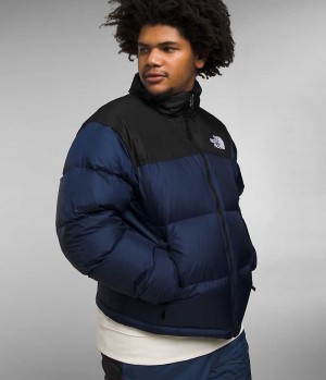 Doudoune The North Face 1996 Retro Nuptse Homme Bleu Marine Noir | FRANCE GUBAJ