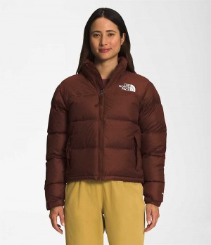 Doudoune The North Face 1996 Retro Nuptse Femme Bordeaux | FRANCE CVNHR