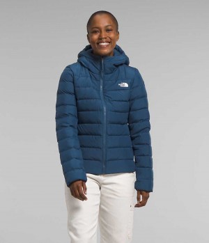 Doudoune The North Face Aconcagua 3 Hoodie Femme Bleu | FR MCEYA