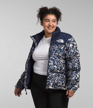 Doudoune The North Face Plus 1996 Retro Nuptse Femme Bleu Marine | FR UMANH