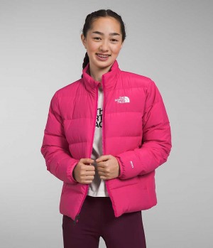 Doudoune The North Face Reversible North Fille Rose | PARIS MFKTE