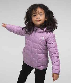 Doudoune The North Face Reversible ThermoBall™ Encapuchonné Fille Lavande | FRANCE ESBGV