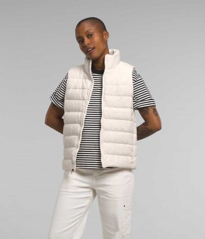 Gilet The North Face Aconcagua 3 Femme Blanche | FRANCE QCDXN