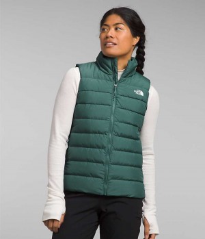 Gilet The North Face Aconcagua 3 Femme Vert | FR VKMRP