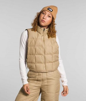 Gilet The North Face Lhotse Reversible Femme Kaki | PARIS MXSHV