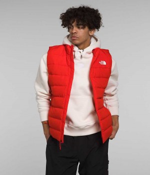 Gilet en Duvet The North Face Aconcagua 3 Homme Rouge | FRANCE KCTVB