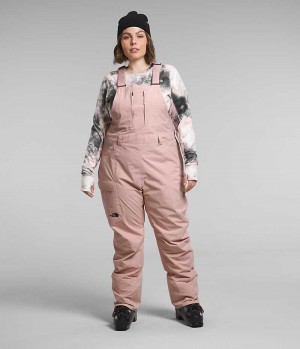 Pantalon Bib The North Face Plus Freedom Femme Rose | PARIS ZPDCT