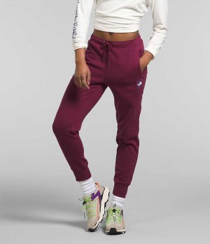 Pantalon Jogging The North Face Box NSE Femme Bordeaux | FR MVWLY