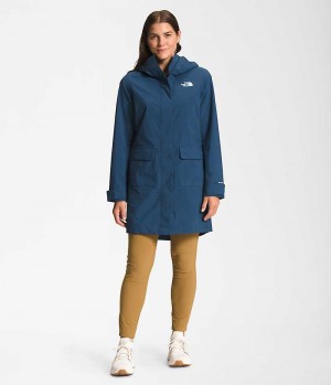 Parka The North Face City Breeze Rain II Femme Bleu | PARIS TQILZ