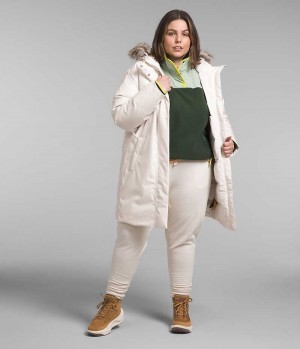 Parka The North Face Plus Arctic Femme Blanche | FR SUXYM