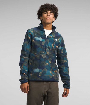 Pulls De Golf The North Face Alpine Polartec® 100 ½-Zip Homme Bleu Marine | PARIS ZJKIM