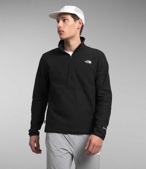 Pulls De Golf The North Face Alpine Polartec® 100 ½-Zip Homme Noir | FRANCE WCRQT