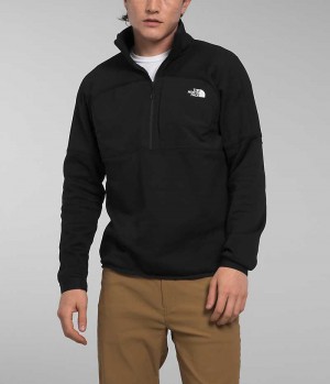 Pulls De Golf The North Face Canyonlands High Altitude ½-Zip Homme Noir | FRANCE NSQFL