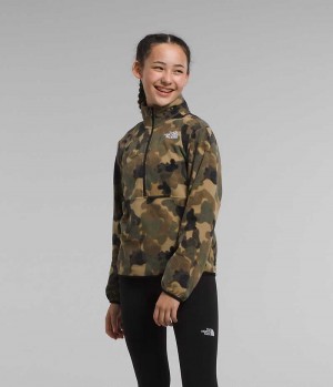 Pulls De Golf The North Face Glacier ¼-Zip Fille Camouflage | FR ZURYE