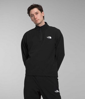 Pulls De Golf The North Face Tekware™ Grid ¼-Zip Homme Noir | FRANCE JDYZB