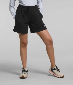 Short The North Face Felted Fleece 7' Femme Noir | PARIS EXQFB