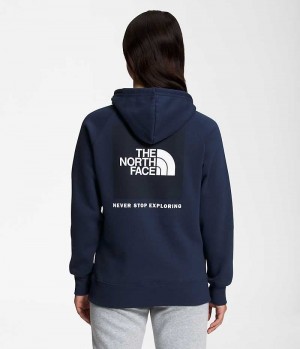 Sweat a Capuche The North Face Box NSE Pullover Femme Bleu Marine | FR VZNRK