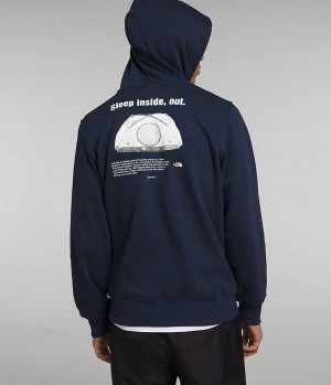 Sweat a Capuche The North Face Brand Proud Homme Bleu Marine | PARIS MZISV