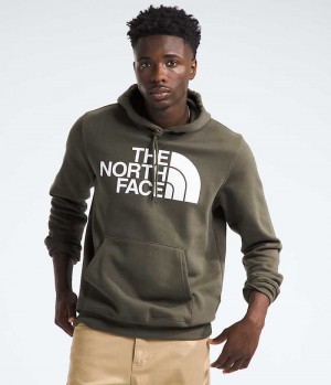 Sweat a Capuche The North Face Half Dome Pullover Homme Vert Olive | PARIS FKHJC