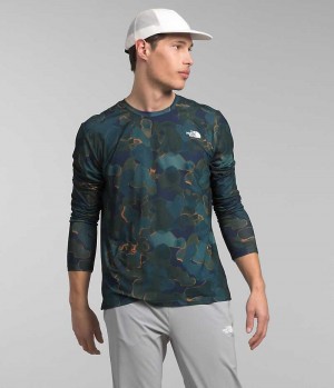 T-Shirt The North Face Wander Long Sleeve Homme Multicolore | FR TSPMK