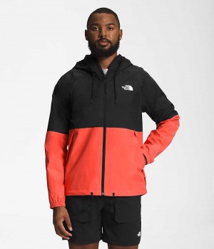 Veste Imperméable The North Face Antora Hoodie Homme Noir Orange | FR GUDEB