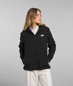 Veste Softshell The North Face Shelbe Raschel Hoodie Femme Noir | FRANCE QOUKT