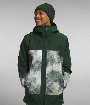 Veste À Capuche The North Face ThermoBall™ Eco Snow Triclimate® Homme Vert | PARIS BEPKA