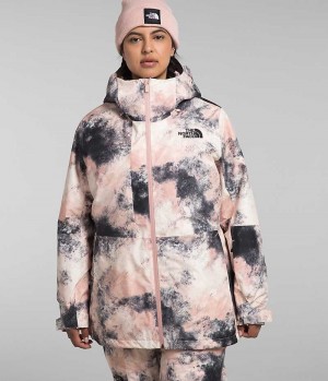 Vestes Isolées The North Face Plus ThermoBall™ Eco Snow Triclimate® Femme Rose | FR KEGOT