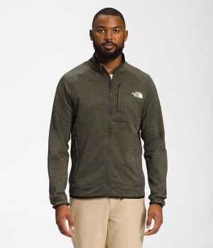 Vestes Polaires The North Face Canyonlands Full-Zip Homme Vert Olive | FR QBLFA