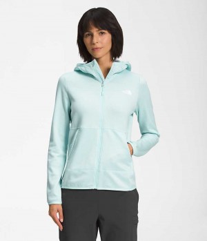 Vestes Polaires The North Face Canyonlands Hoodie Femme Bleu Clair | PARIS IGKER