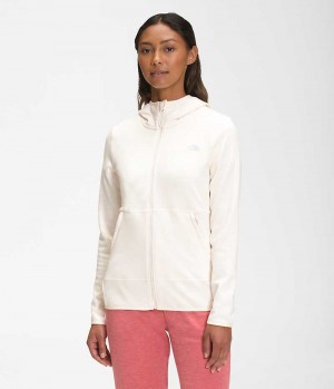 Vestes Polaires The North Face Canyonlands Hoodie Femme Blanche | FR PKNHE