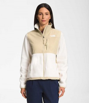 Vestes Polaires The North Face Denali Femme Blanche | FRANCE YVBKN