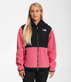 Vestes Polaires The North Face Denali Hoodie Femme Rose | FRANCE CBYZG