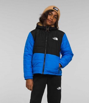 Vestes Polaires The North Face Reversible Mt Chimbo Full-Zip Encapuchonné Garcon Bleu | FRANCE ECSOP