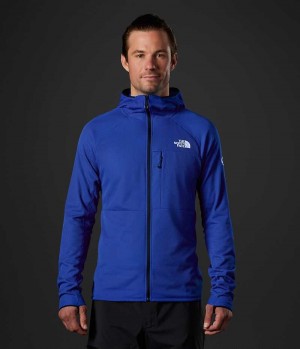 Vestes Polaires The North Face Summit Series FUTUREFLEECE™ Full-Zip Hoodie Homme Bleu | FRANCE CSLUT