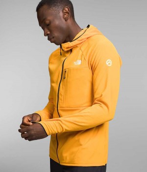 Vestes Polaires The North Face Summit Series FUTUREFLEECE™ Full-Zip Hoodie Homme Doré | FR XZGCY