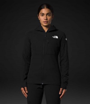 Vestes Polaires The North Face Summit Series FUTUREFLEECE™ Full-Zip Hoodie Femme Noir | FRANCE BYAGM