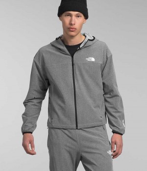 Vestes Polaires The North Face Tekware™ Grid Hoodie Homme Grise | FR HTICE