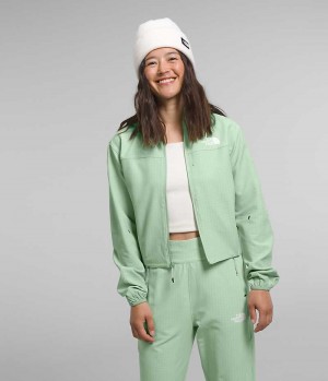 Vestes Polaires The North Face Tekware™ Grid Full-Zip Femme Menthe | FR XFWNG