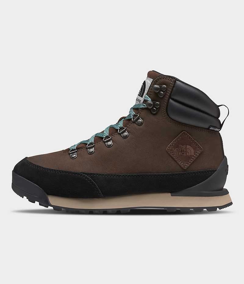 Botte Hiver The North Face Back-To-Berkeley IV Cuir Imperméables Homme Marron Noir | PARIS TRJAI