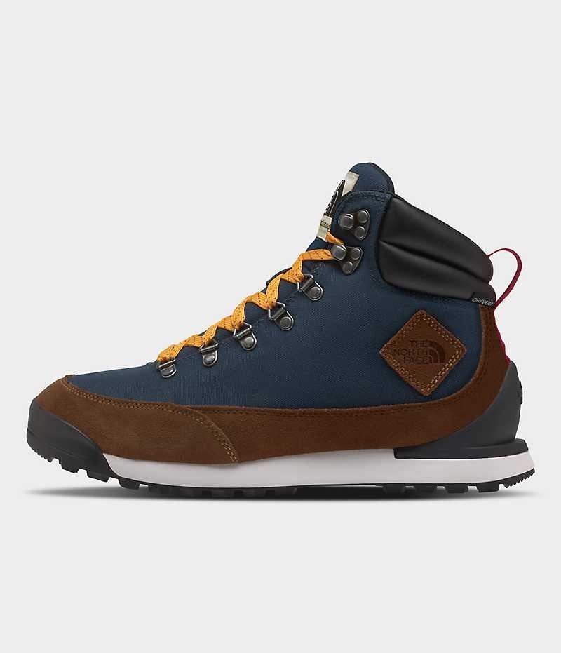 Botte Hiver The North Face Back-To-Berkeley IV Textile Imperméables Homme Bleu Marron | FRANCE BGXER