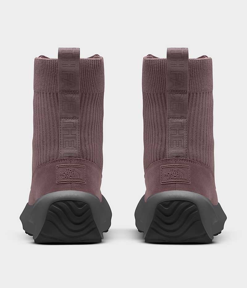 Botte Hiver The North Face Halseigh Knit Femme Fushia | PARIS VEOSA