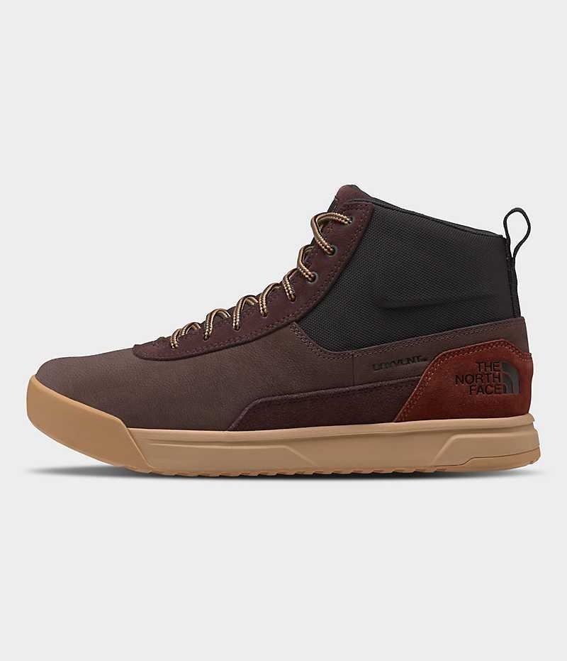 Botte Hiver The North Face Larimer Mid Imperméables Homme Marron Noir | PARIS MIWXK