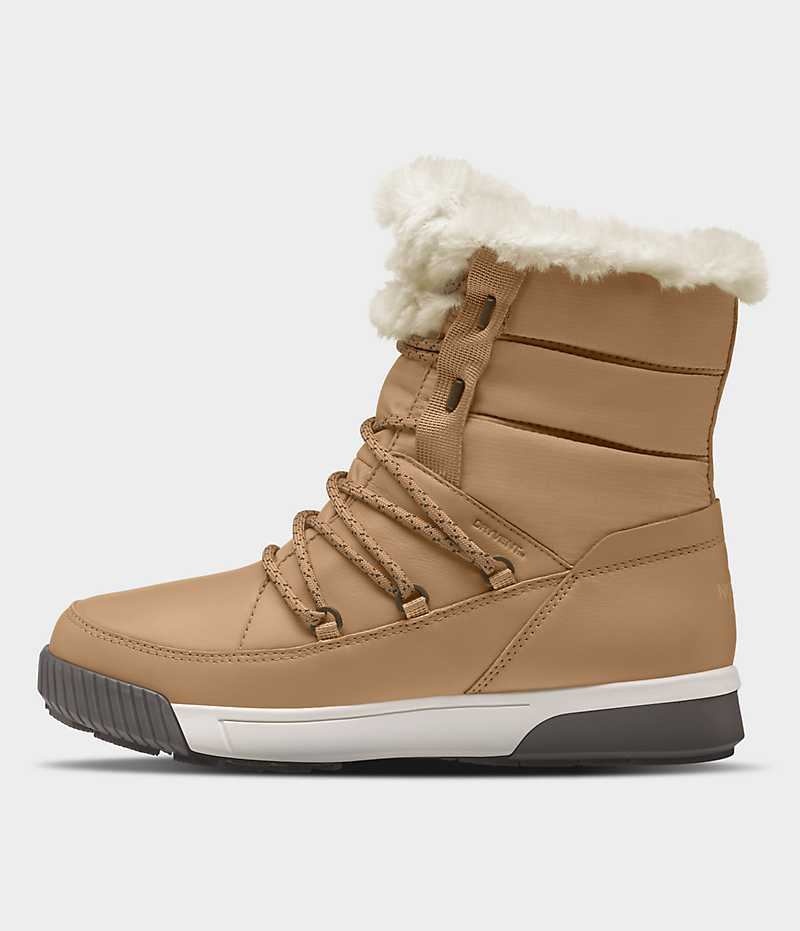 Botte Hiver The North Face Sierra Luxe Imperméables Femme Marron | PARIS VOAMN