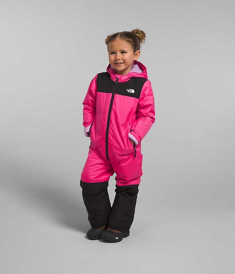 Doudoune The North Face Freedom Snow Suit Fille Rose | FRANCE WHPBI